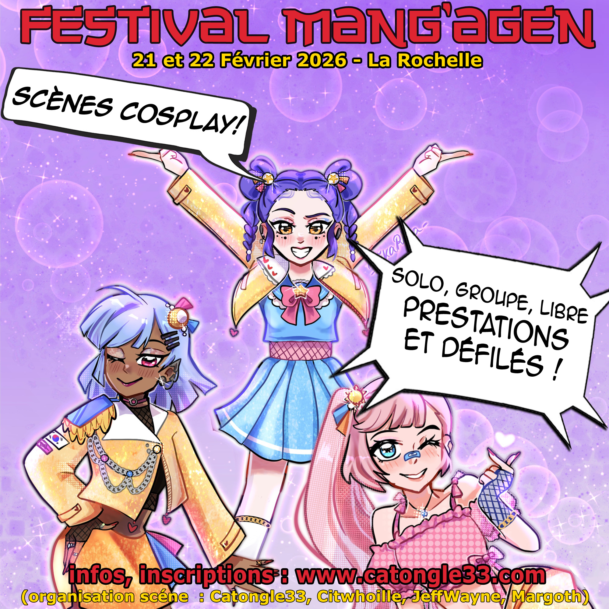 Scènes cosplay samedi 21 & dimanche 22 février